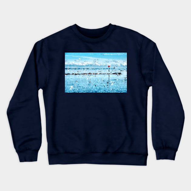 Sea Breeze Crewneck Sweatshirt by AlexMir